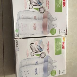 Bình sữa - núm tu NUK simply natural