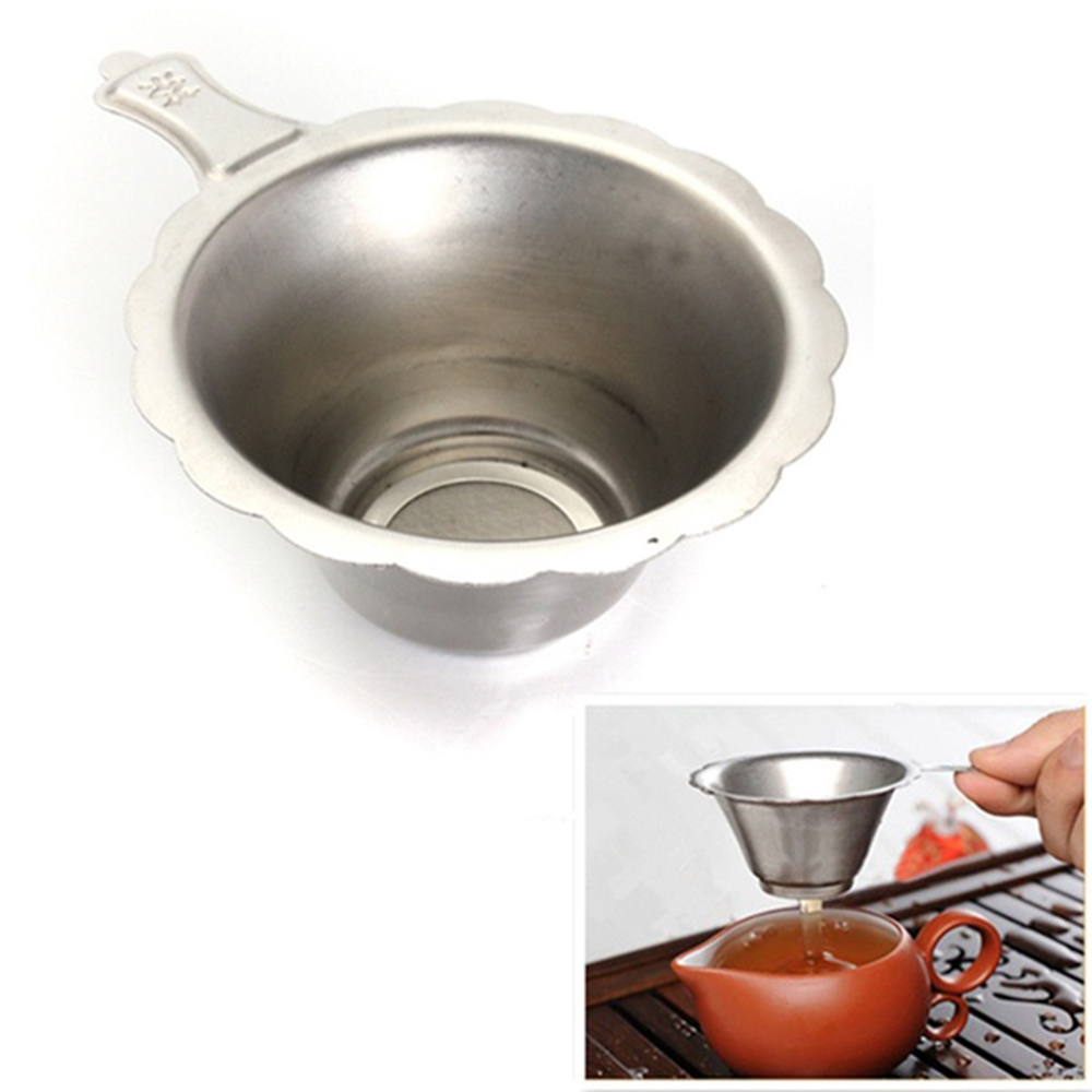 Dụng Cụ Lọc Trà Bằng Thép Không Gỉ Chất Lượng Cao