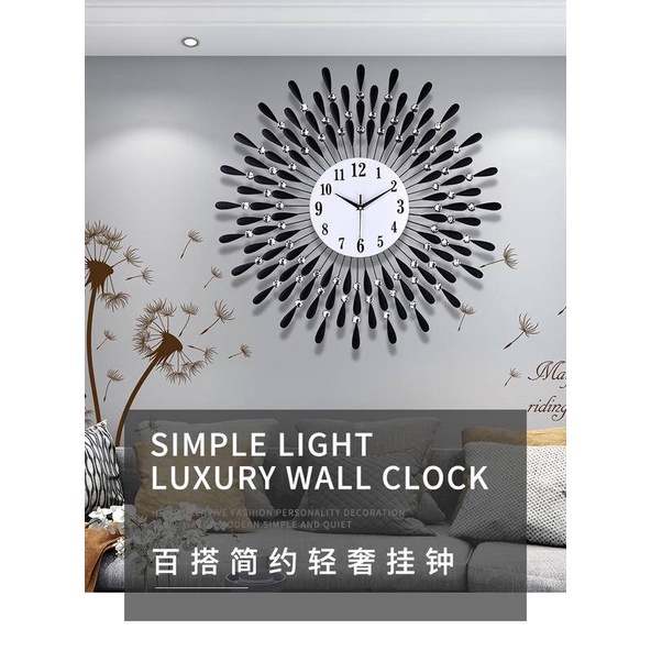 Nordic sáng tạo phong cách đêm ánh sáng kỹ thuật số đồng hồ treo tường văn phòng nhà trang trí tường đồng hồ câm đồng hồ 6.5