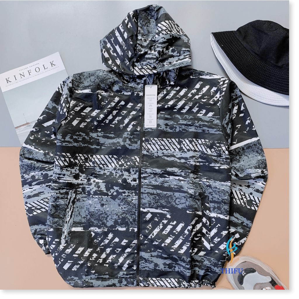 Áo khoác dù nam nữ 3d thời trang phong cách hàn