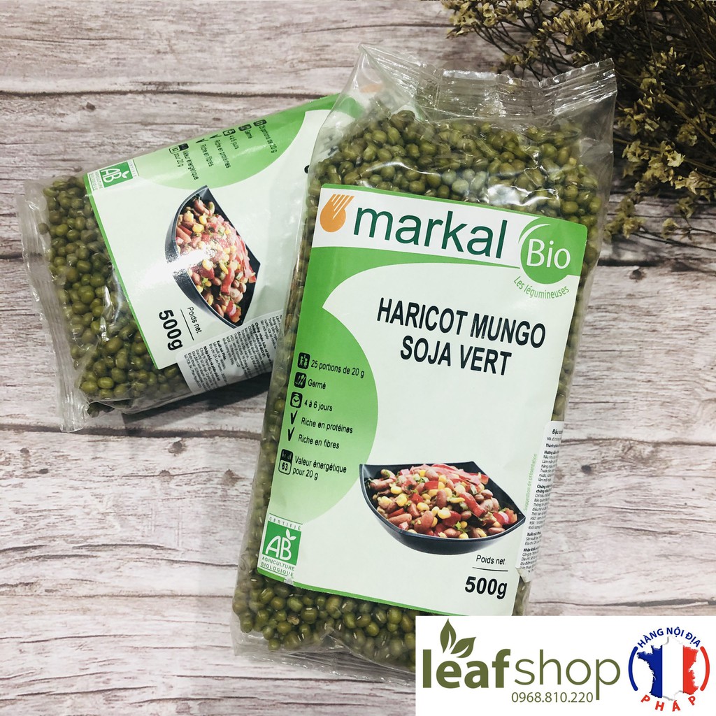 Đậu xanh hữu cơ Markal 500g