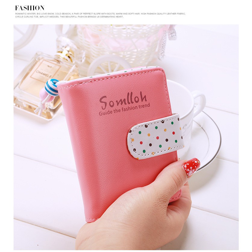 (HOT TREND) Ví Nữ Ngắn Cầm Tay V3 Nhỏ Gọn Xinh Xắn Kiểu Dáng Đẹp Da PU Cao Cấp Thời Trang Hàn Quốc | BigBuy360 - bigbuy360.vn