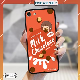 Ốp lưng điện thoại Oppo A33/ Neo 7 - lưng nhám viền dẻo