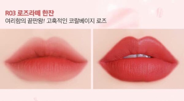 💋💋 Son Thỏi Siêu Mịn, Siêu Lì Black Rouge Rose Velvet Lipstick