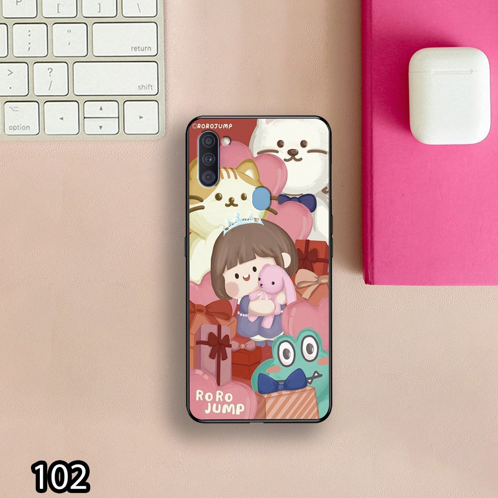 [SALE] Ốp lưng samsung M02/ M10/ M11 in hình em bé trà sữa, siêu đẹp, độc, lạ_KINGSTORE.HN_Ốp SS