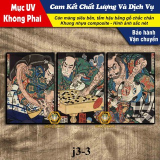 Tranh Nhật "Đấu Cờ" Của Họa Sĩ  Utagawa Kuniyoshi