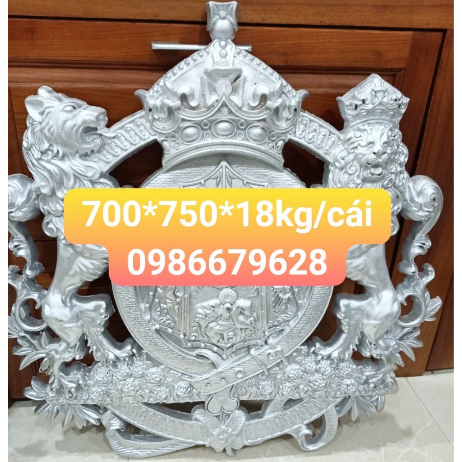 Sư tử nhôm đúc gắn cửa cổng biệt thự