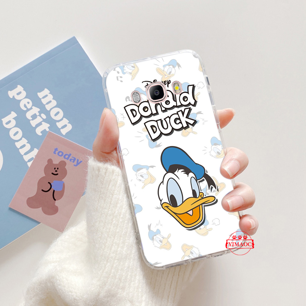 Ốp lưng họa tiết Disney Donald Duck cho Samsung J4 J5 J6 Plus J7 Prime J8 2018 M20 M31