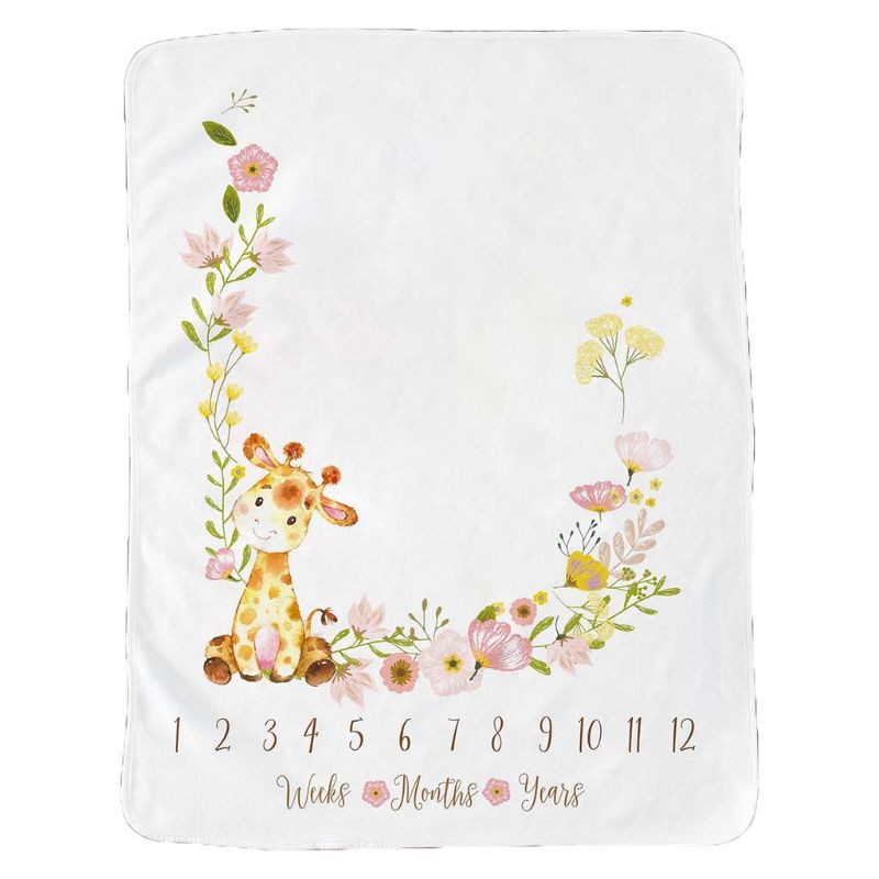 Chăn họa tiết động vật chụp hình kỷ niệm cho bé