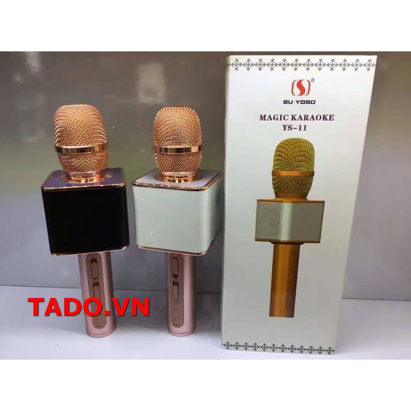 Míc hát Karaoke YS-11 3 trong 1 (3in1) loại xịn tốt nhà yêu ca âm nhạc GD660