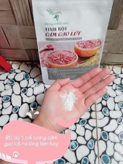 Tinh bột cám gạo lứt