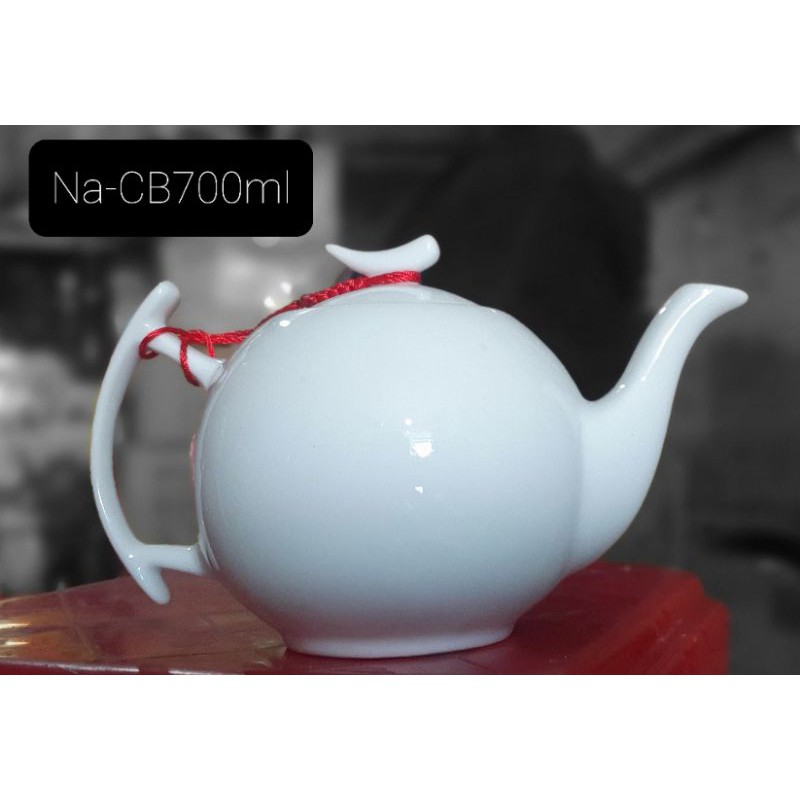 Bô Ấm dẹt sứ Nhật cao cấp OHIO 460ML/700ML/1100ML