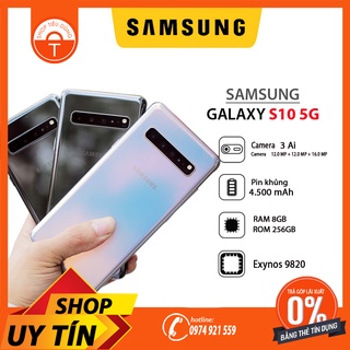 ĐIỆN THOẠI SAMSUNG GALAXY S10 5G PIN KHỦNG 4500mAh| Ram 8Gb, Room256Gb