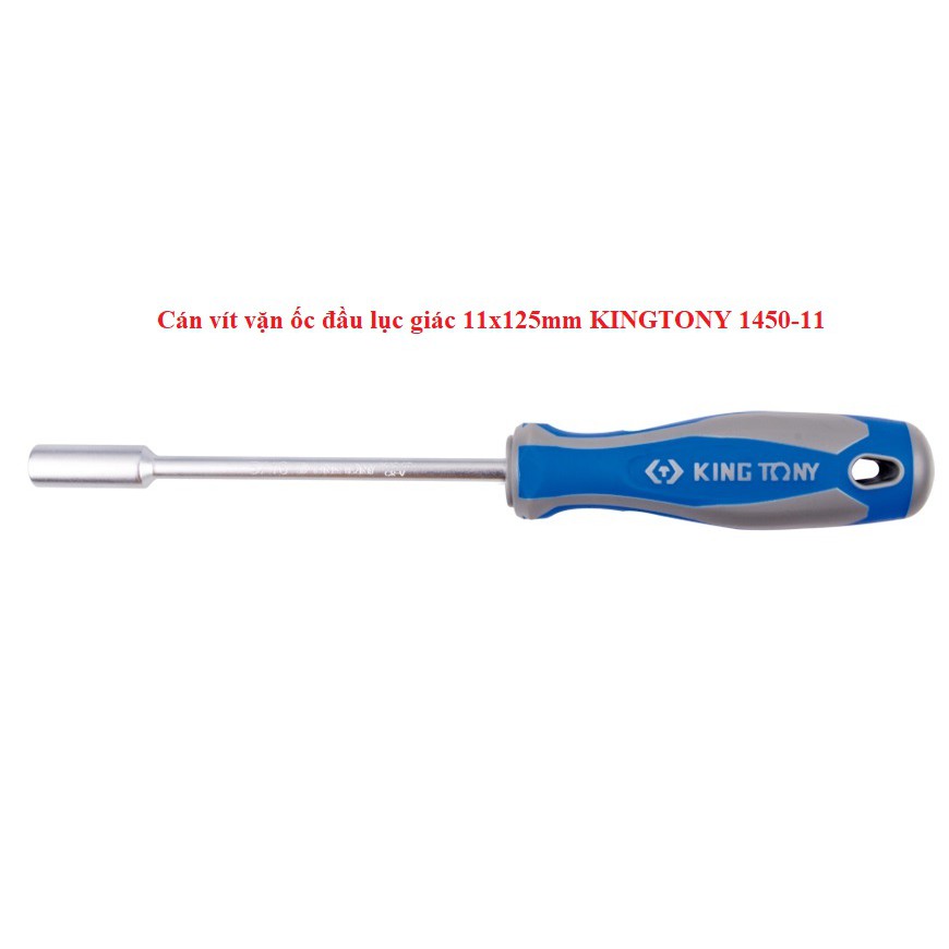 Cán vít vặn ốc đầu lục giác 11x125mm KINGTONY 1450-11