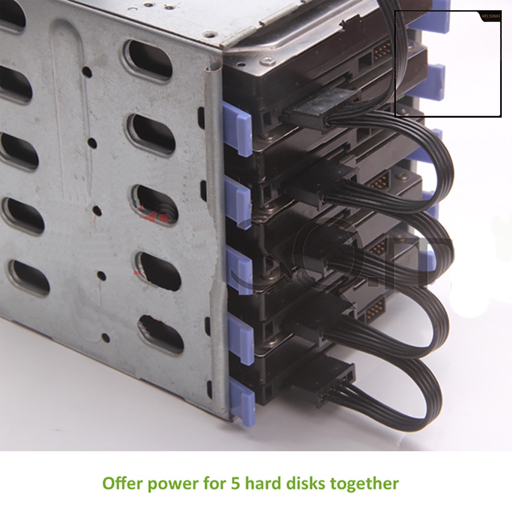 Dây Cáp Chia Nguồn Ổ Cứng 4pin 1 Sang 5 Ide Sata 15pin | BigBuy360 - bigbuy360.vn