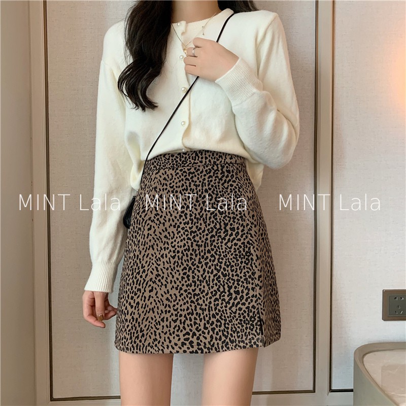 Chân Váy Nữ Lưng Cao Họa Tiết Da Báo Thời Trang [MỚI | BigBuy360 - bigbuy360.vn