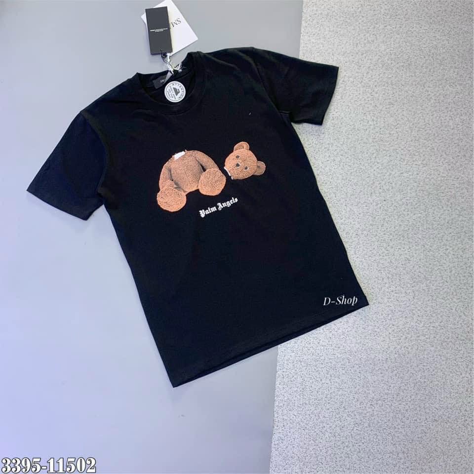 Bộ thun nam, Set bộ quần áo unisex in hình gấu độc lạ chất liệu thun lạnh co giãn 4C - BN306 | BigBuy360 - bigbuy360.vn