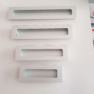 Tay nắm âm tủ bằng nhôm mờ 96, 128, 160, 192 - Tay nắm cửa lùa nhôm
