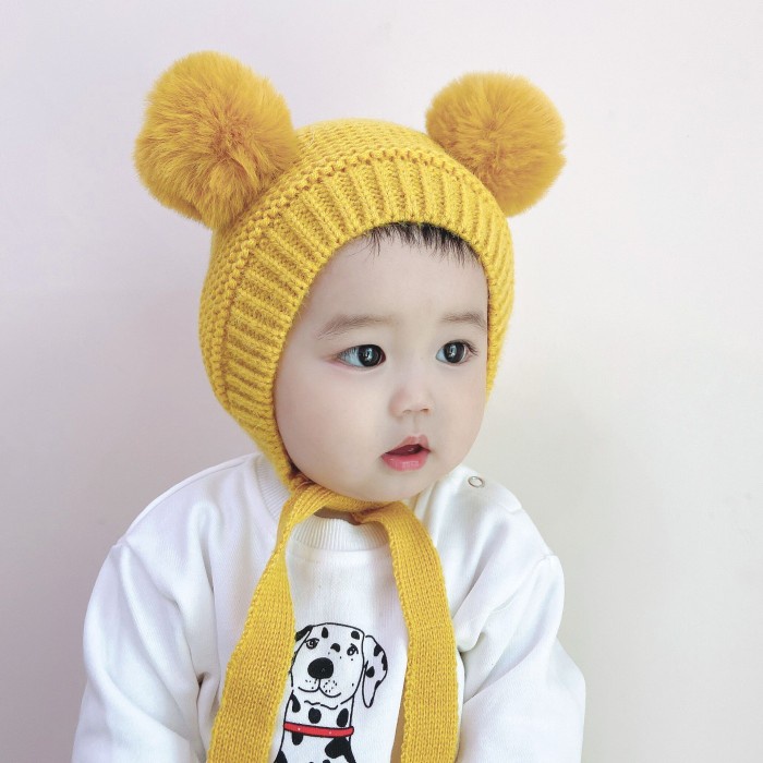 Baby Hat Winter Warm Kids Hat Knitted Hat 3-12 Months
