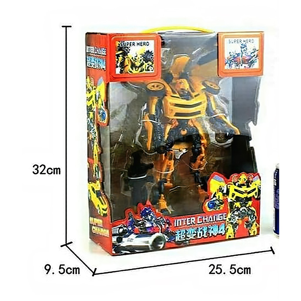 Bộ đồ chơi robot biến hình 2 trong 1 Bumblebee - Robot biến hình Transformer Kỷ nguyên hủy diệt Bumblebee