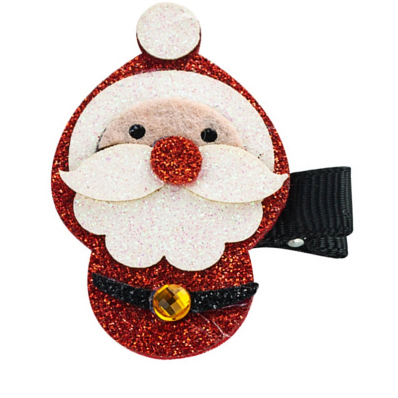 Set 2 Kẹp Tóc Phong Cách Giáng Sinh Đáng Yêu Cho Bé Gái