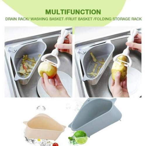 [Mới] Giá Đỡ Xà Phòng Hình Tam Giác Có Giác Hút Đa Chức Năng Thoát Nước Góc Phụ Trợ Cho Phòng Tắm