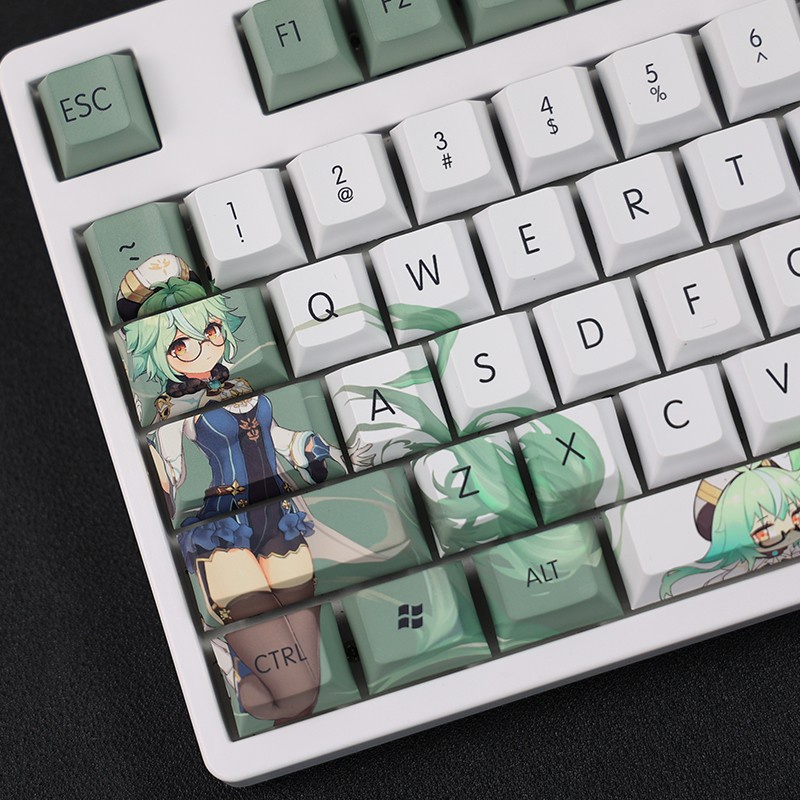 Sucrose Bàn Phím Cơ 108 Phím Họa Tiết anime Độc Đáo