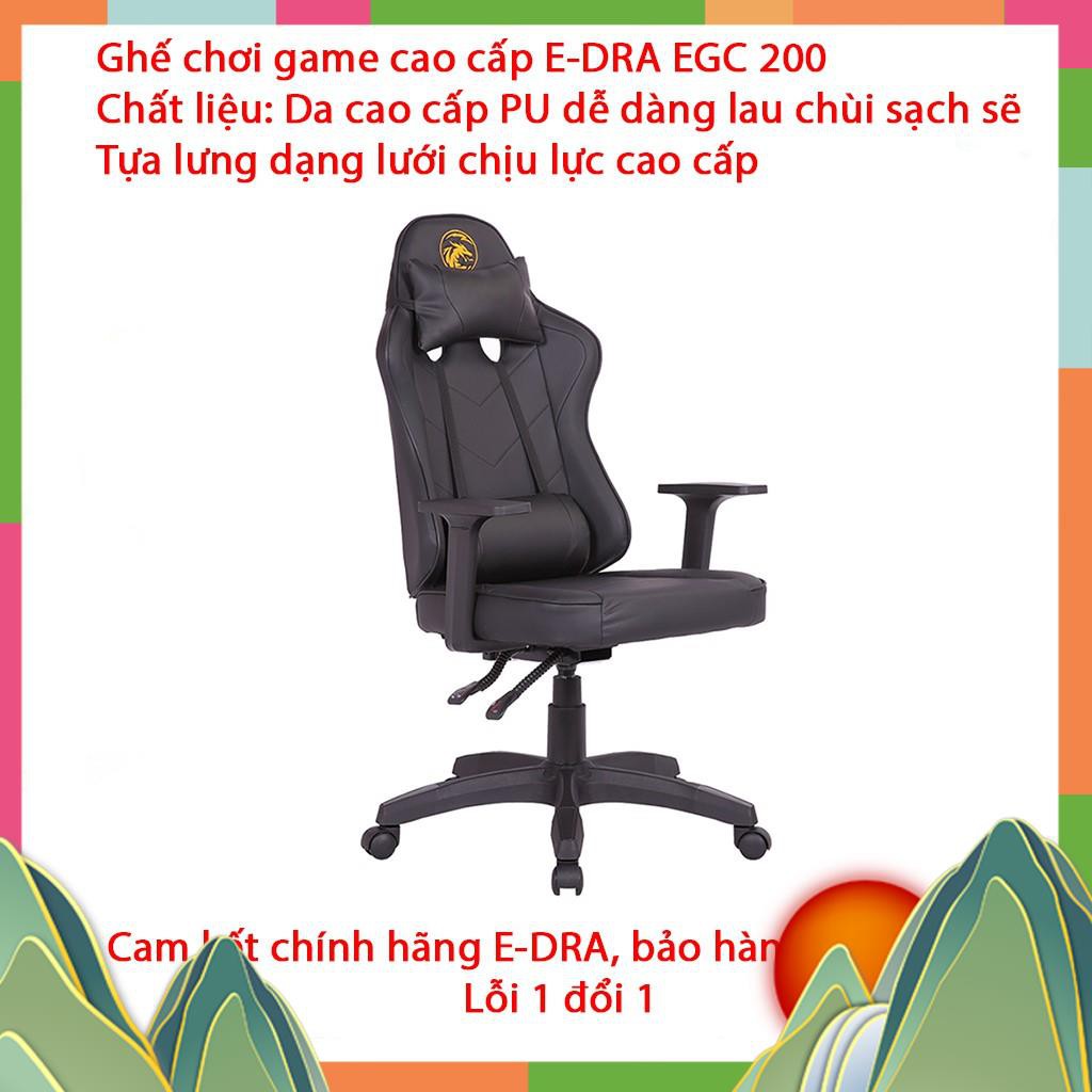 Ghế Gaming E-Dra Citizen EGC200 - Ghế chơi game cao cấp - Đỏ, Đen, Trắng và Xanh Green - Bảo hành 12 tháng [ED]