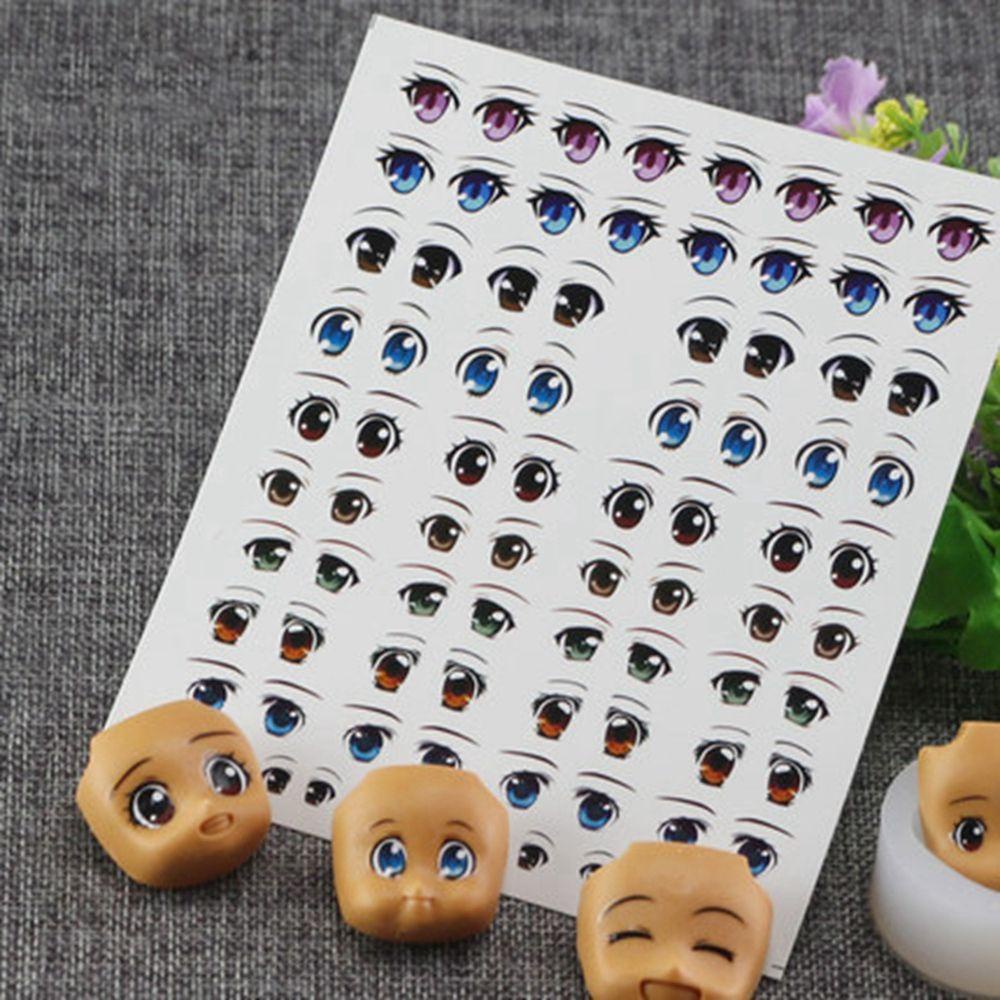 1 Tấm Hình Dán Hoạt Hình Dễ Thương Bằng Đất Sét