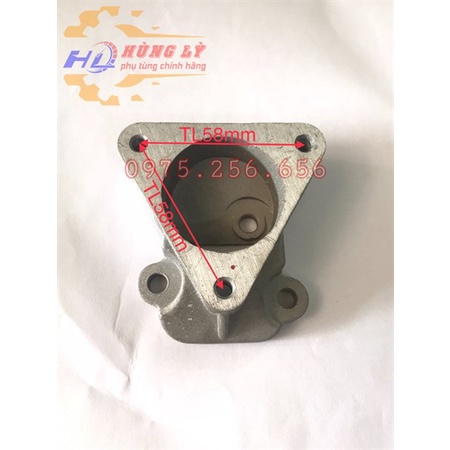 Nối cổ hút Tam giác 173=178 phụ tùng máy cày phụ tùng máy nông nghiệp phụ tùng Hùng Lỳ