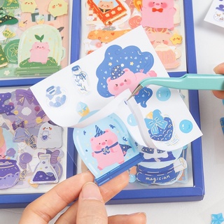Set 10 tấm sticker Magic Animal dễ thương