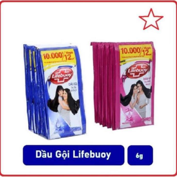 Dầu Gội LIFEBUOY Dây 6g x 12 Gói