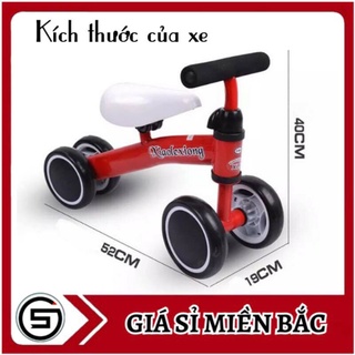 Xe chòi chân, xe thăng bằng 4 bánh cho bé 1-2 tuổi