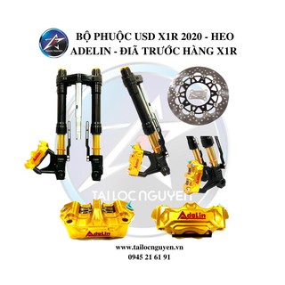Combo phuộc luôn chảng ba usd x1r 2020 - heo adelin tặng đĩa crom x1r cho exciter 150