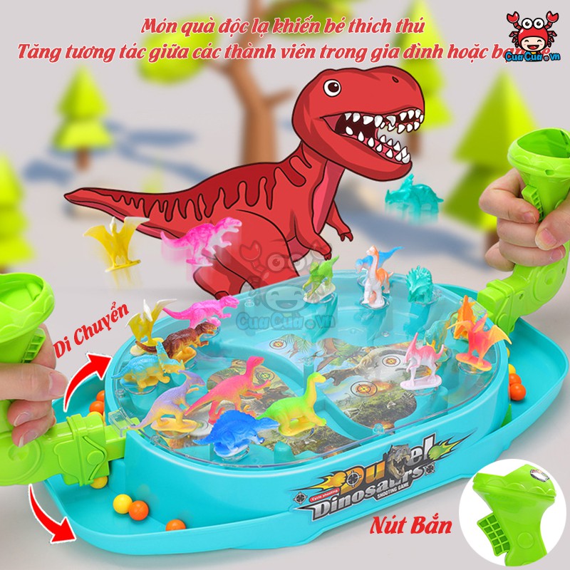 Khủng Long Đại Chiến DINO - Bộ Đồ Chơi Đối Kháng 2 Người Giải Trí Tương Tác Hấp Dẫn - Đồ Chơi Trẻ Em CuaCua