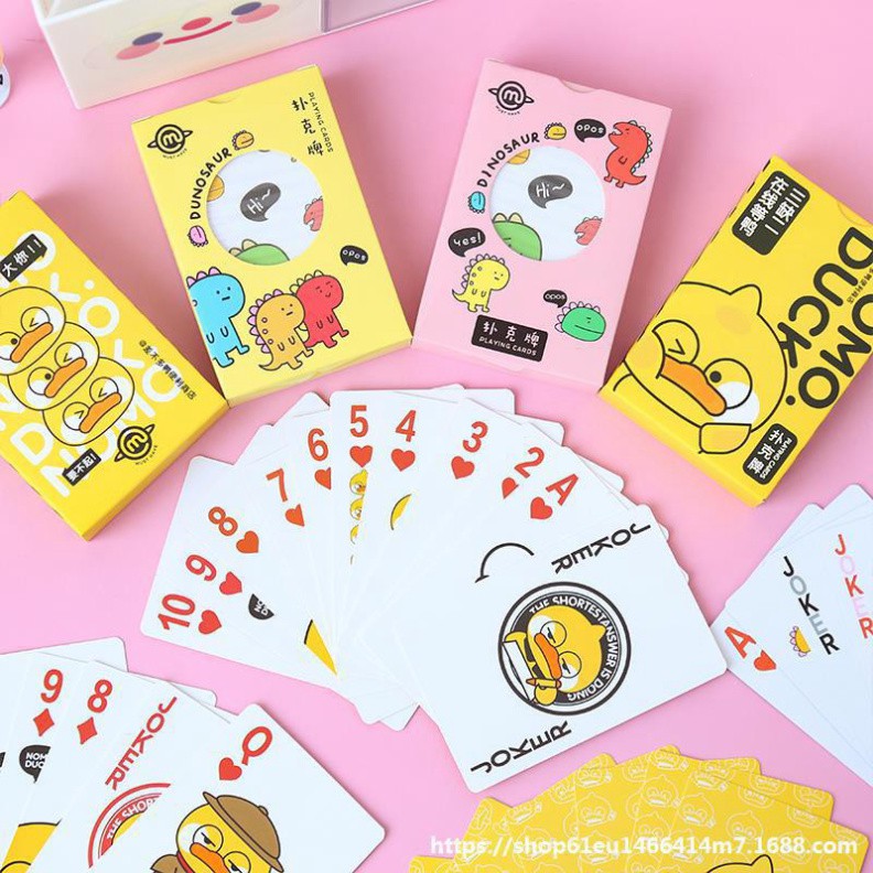 Bộ bài hoạt hình nhiều mẫu bộ bài in hình anime manga poker tú lơ khơ