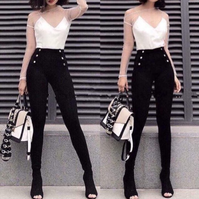 🌷HÀNG SHOP🌷Quần Legging Cặp Cao 6 Cúc nâng mông,gen bụng | BigBuy360 - bigbuy360.vn