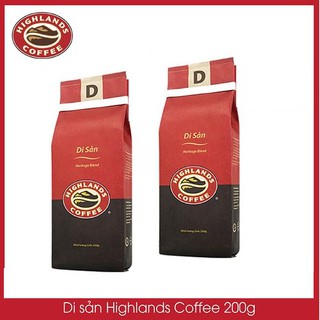 Combo 2 gói cà phê Di Sản Highlands Coffee 200g