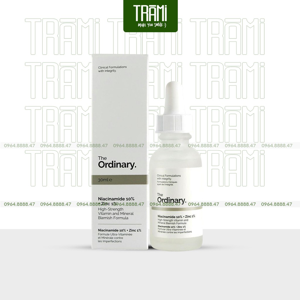 [CHÍNH HÃNG - KOREA] Serum Ordinary Niacinamide 10% + Zinc 1%, Ngừa M ụn, Sáng Da, Se Khít Lỗ Chân Lông