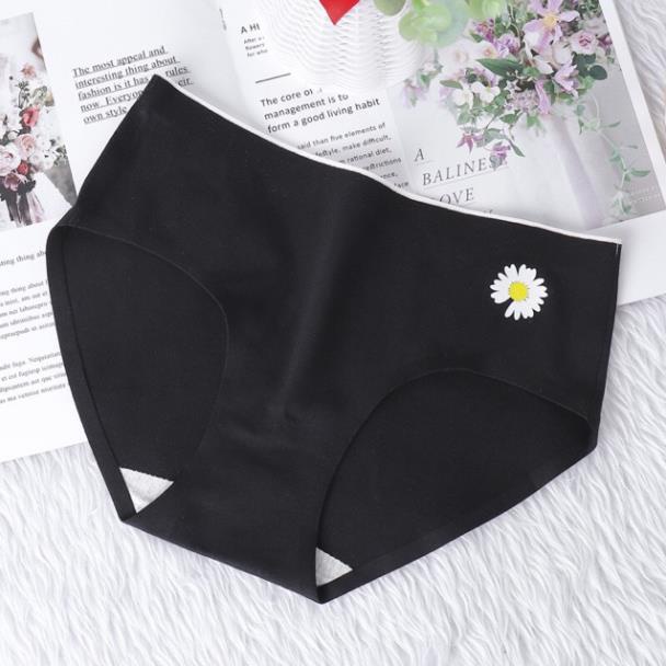 Quần Lót Cotton Ép Không Viền Hoa Cúc Hotrend 287