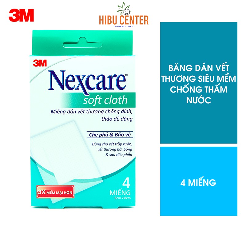 Miếng Dán Vết Thương 3M Nexcare B300 6x8cm – XA010915396 – Hàng Chính Hãng – HIBUCENTER