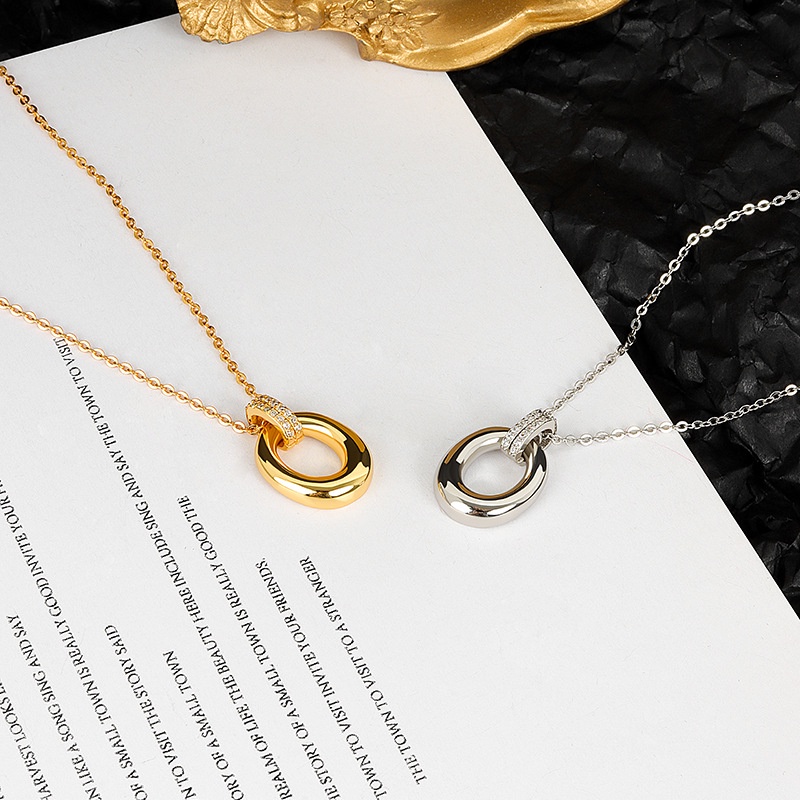 Vòng cổ Hình Chữ O Phong Cách Ins Dành Cho Nữ