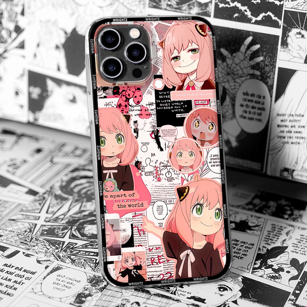 Ốp lưng iphone anime Spy x Family Anya Forger phụ kiện ốp điện thoại thời trang manga