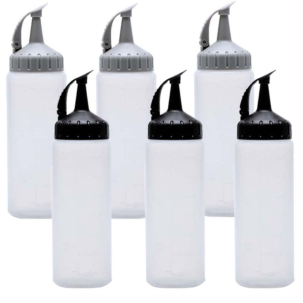 HARRIETT Set 4 Chai Đựng Sốt Có Nắp Đậy Tiện Dụng