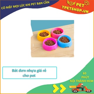 Bát ăn nhựa cho chó mèo