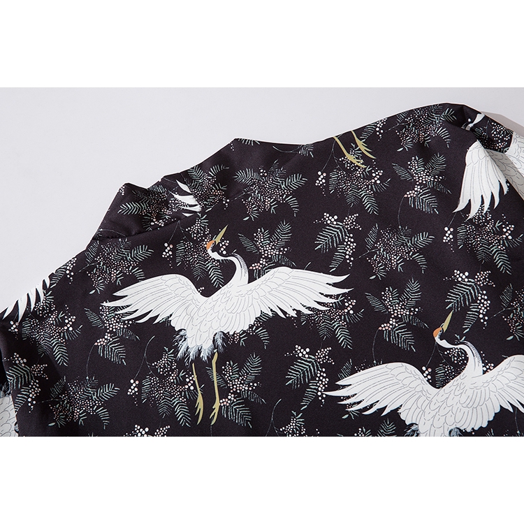 2020 Ins Fashion Swan Kimono Outer Blouse for Women Men Loose Harajuku Beach Japanese Unisex Clothes | BigBuy360 - bigbuy360.vn
