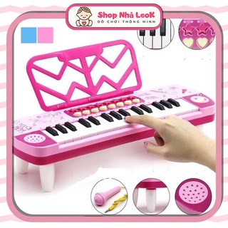 Đàn piano cho bé kèm mic đồ chơi có nhạc - cq23