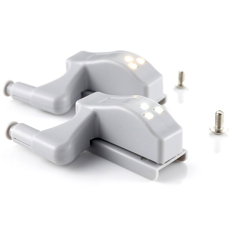 Đèn Led Gắn Bản Lề Tủ Quần Áo, Ngăn Kéo, Tặng Kèm Pin 88152