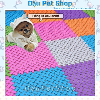 Tấm lót chuồng lót sàn nhà chống lọt chân cho chó mèo