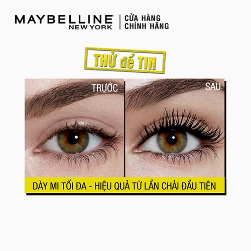 Mascara Dày Mi Cực Đại Maybelline New York The Magnum Big Shot Waterproof Chuốt Mi Không Lem Không Trôi 10ml | BigBuy360 - bigbuy360.vn